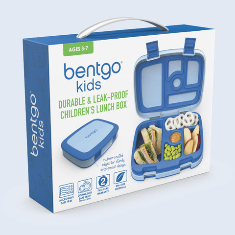 Bentgo Kids blue lunch box ideal for school or activity days.