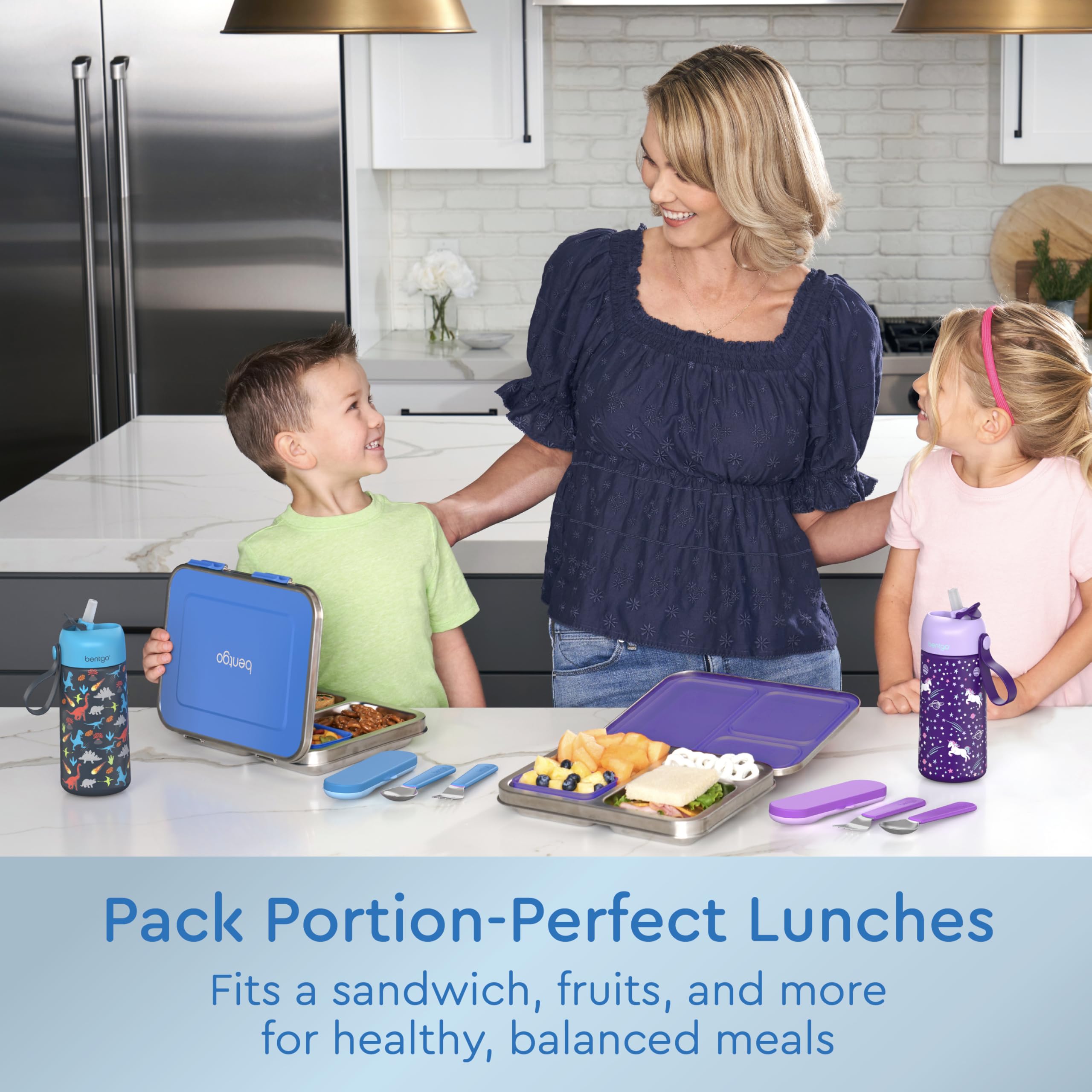 Bentgo Kids lunchbox is dishwasher safe for easy cleaning