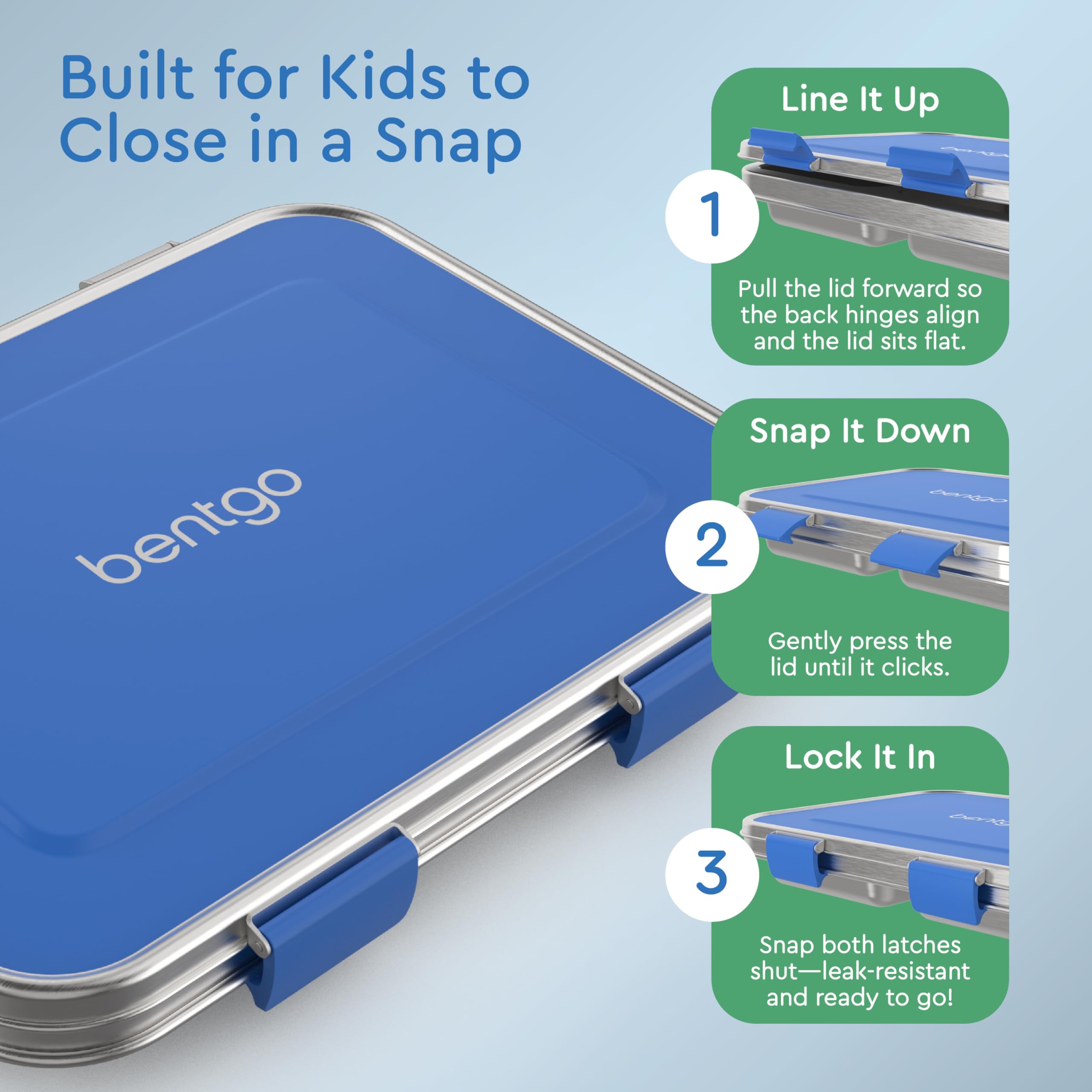 Bentgo Kids lunchbox sealed leak-resistant for mess-free meals