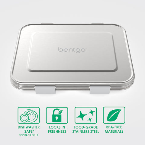 Bentgo Kids leakproof seal helps keep meals fresh during transport.