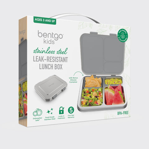 Bentgo Kids safe-to-clean design with rounded edges for kids.