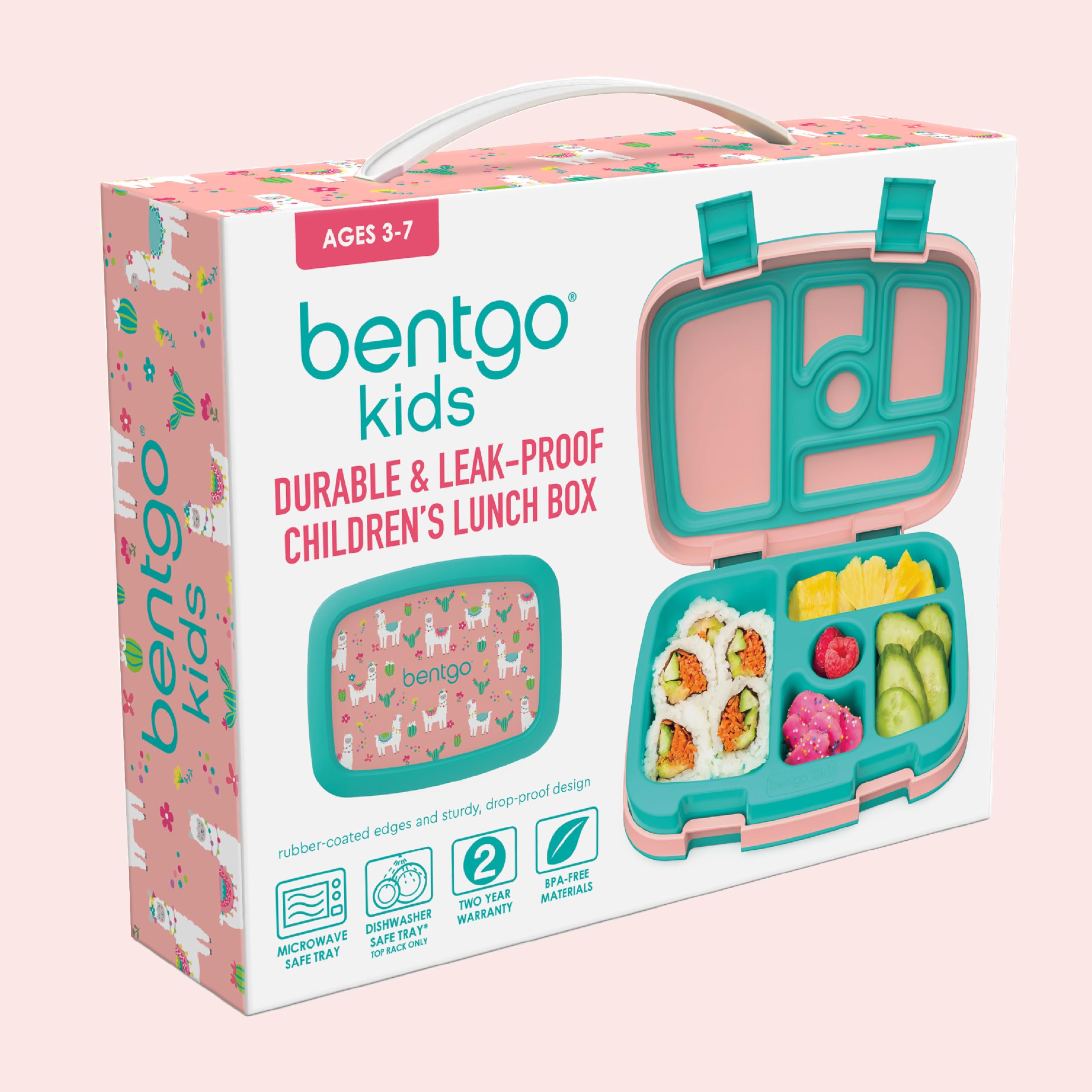Bentgo Kids Prints backpack-friendly five-compartment design