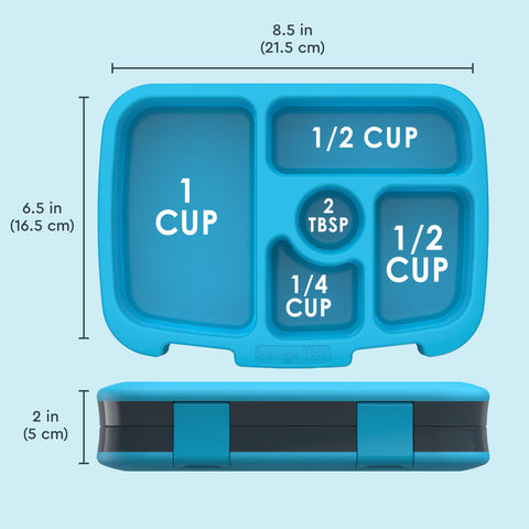 Bentgo Kids Prints compact, backpack-friendly lunch box for school or activities
