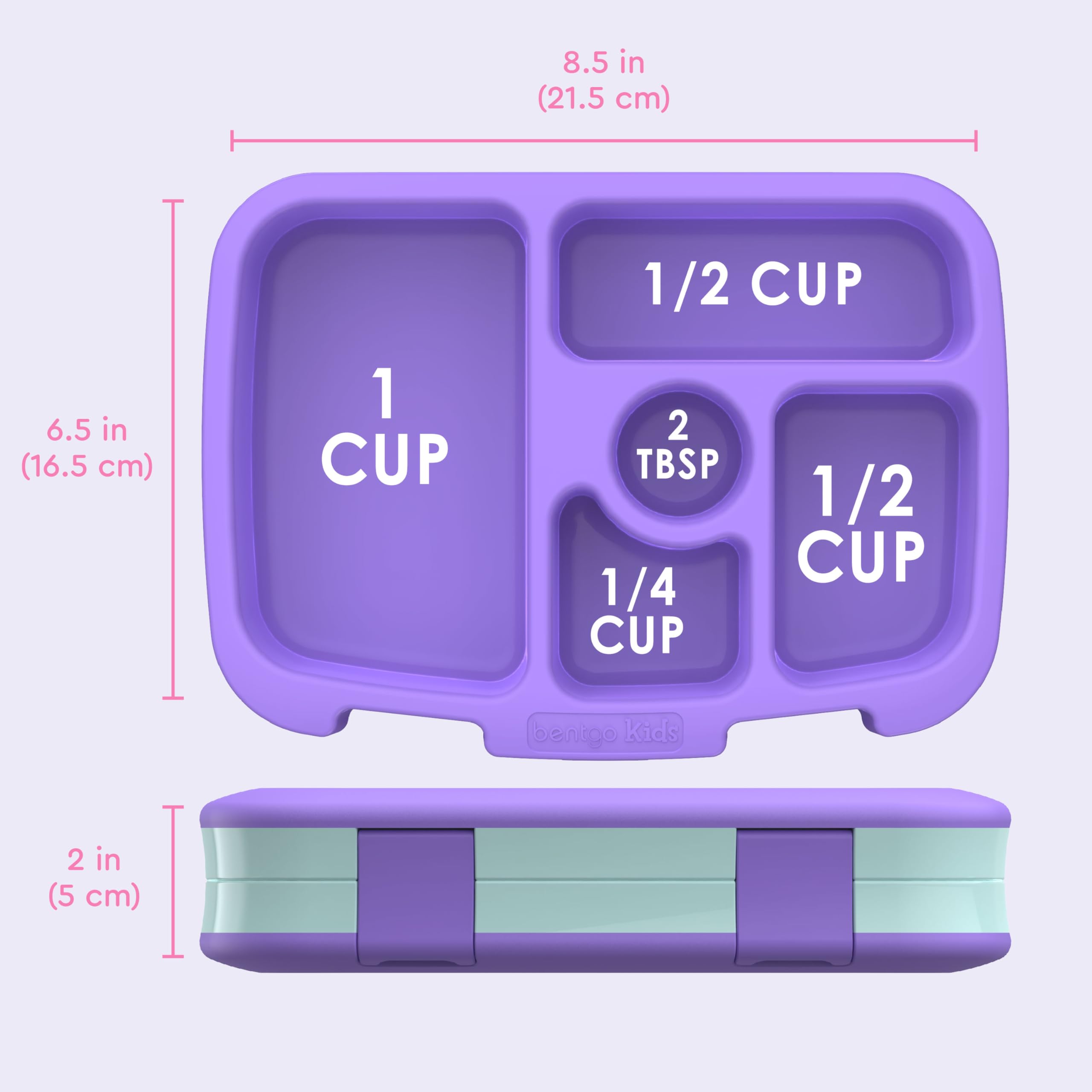 Bentgo Kids Prints BPA-free materials ensure safe everyday use.