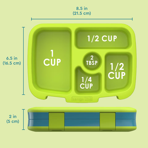 Bentgo Kids Prints BPA-free materials ensure safe, reusable lunch packaging.
