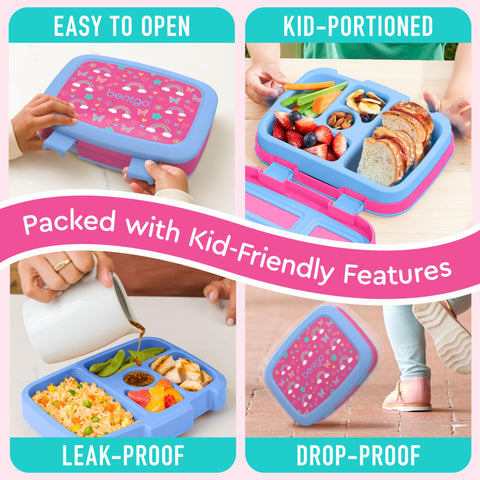 Bentgo Kids Prints dishwashable outer shell for easy cleanup