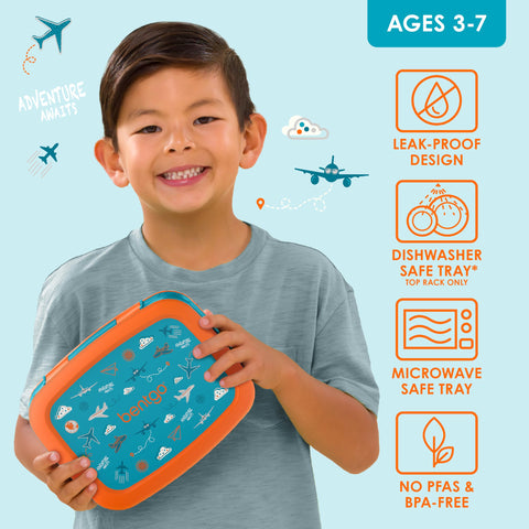 Bentgo Kids Prints durable drop-proof shell survives active kids