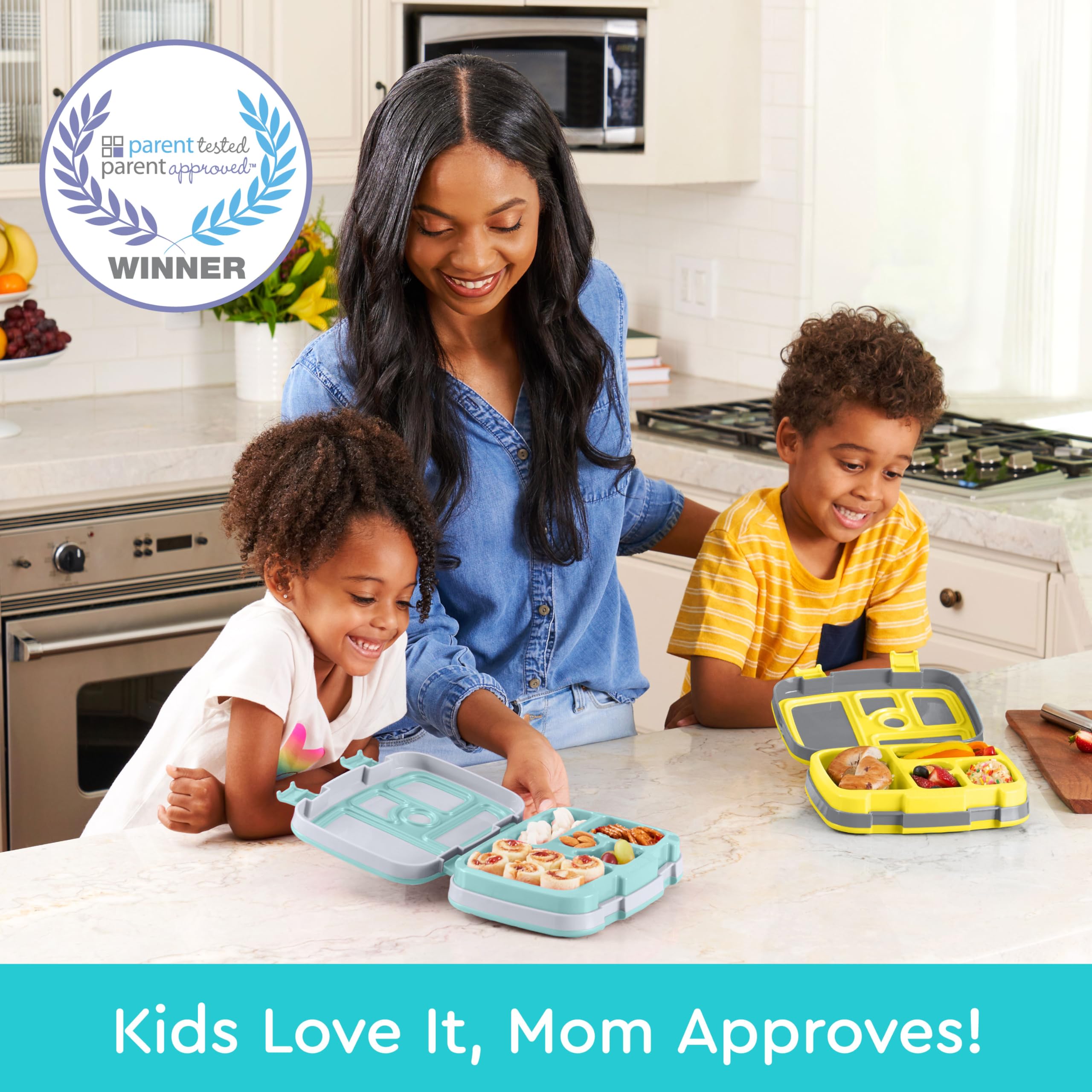Bentgo Kids Prints five compartments lunchbox for organized meals