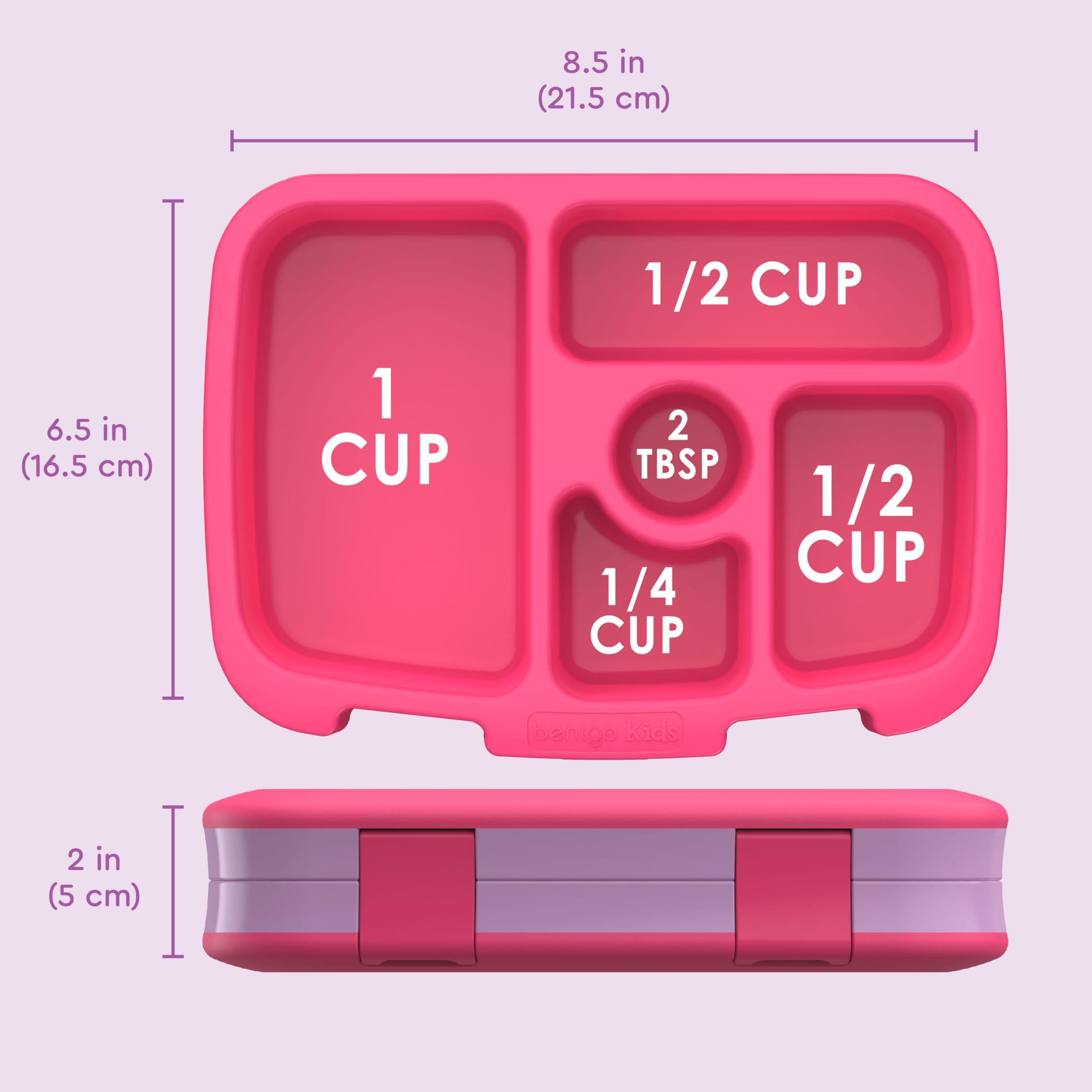 Bentgo Kids Prints kid-friendly latches enable easy opening for little hands.