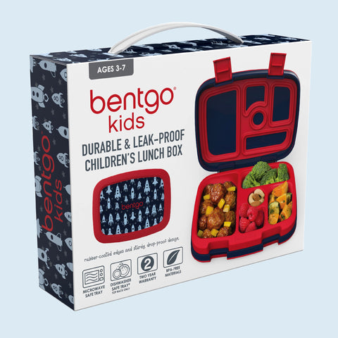 Bentgo Kids Rocket supports charitable initiatives through Feed the Children donations.