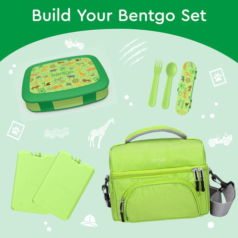 Bentgo Kids Safari lunch box ready for dishwasher cleaning after meals.