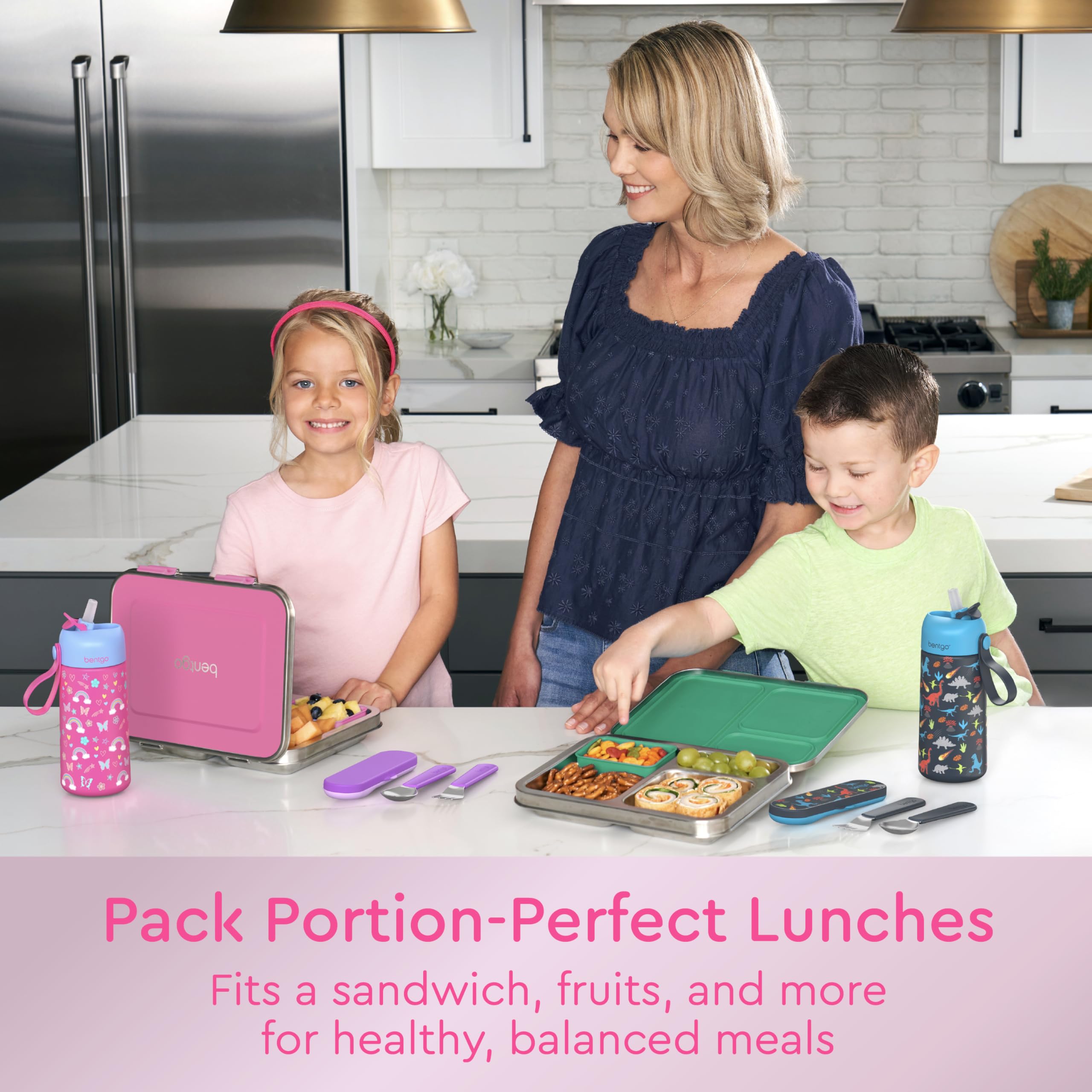 Bentgo Kids top-rack dishwasher safe for quick cleanup after meals