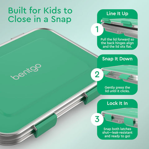 Bentgo Kids top rack dishwasher safe for quick cleanup after lunch