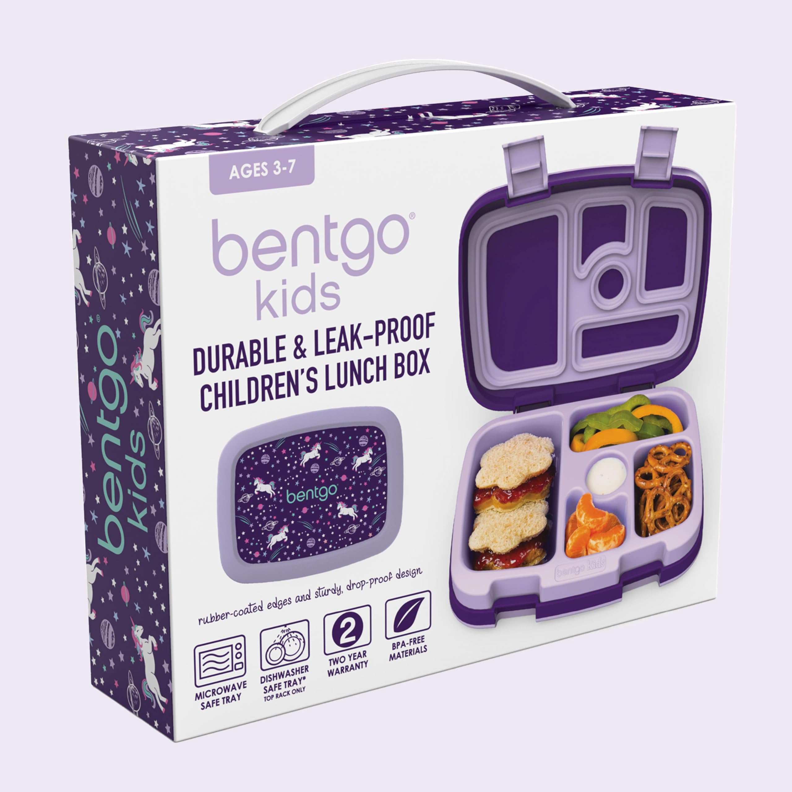 Bentgo Kids Unicorn supports charitable projects while you pack lunches.