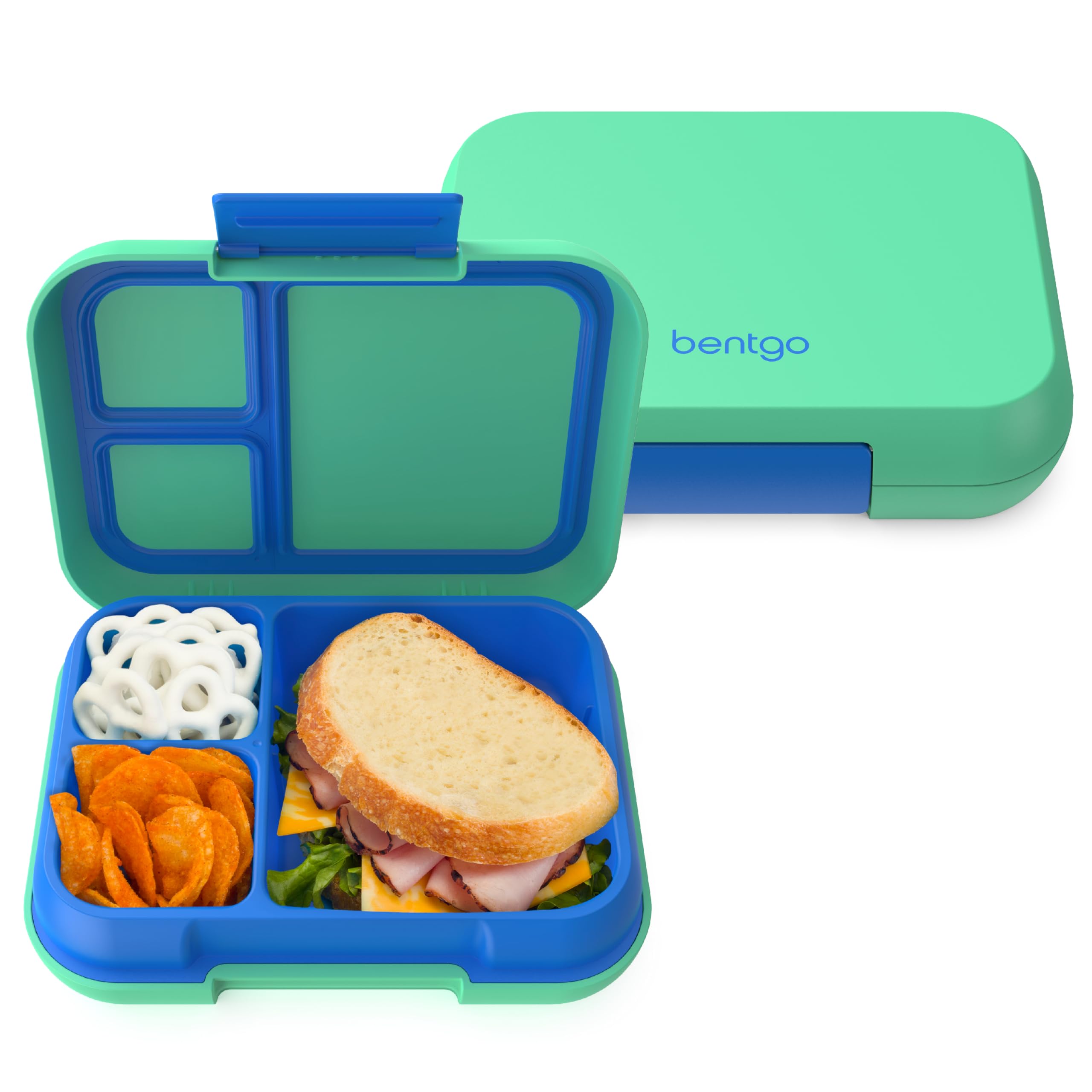 Bentgo Pop leak-proof lunch box with secure lid for mess-free transport.