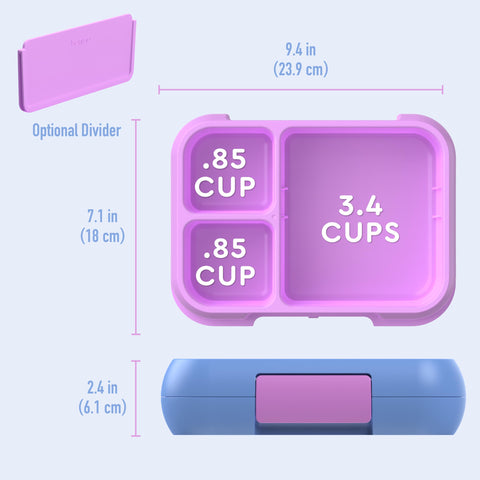 Bentgo Pop secure locking clip preserves freshness and prevents spills.
