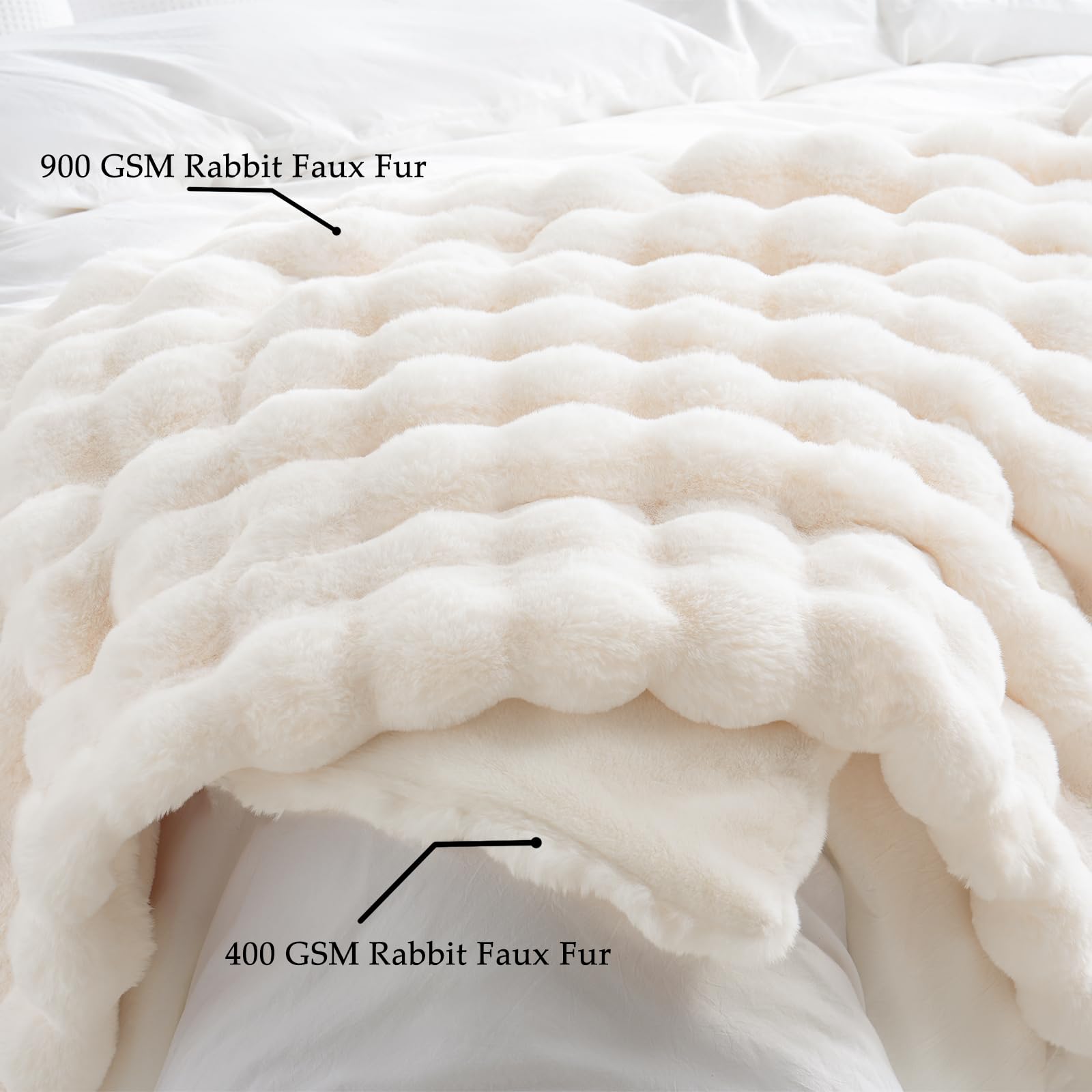 BENVWE anti-shedding weave keeps plush fibers neat