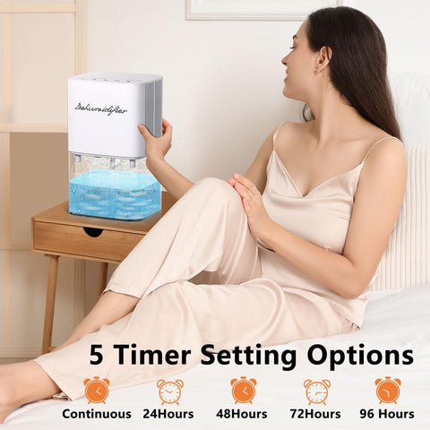 BeOkay dehumidifier features a stable, compact design for any space