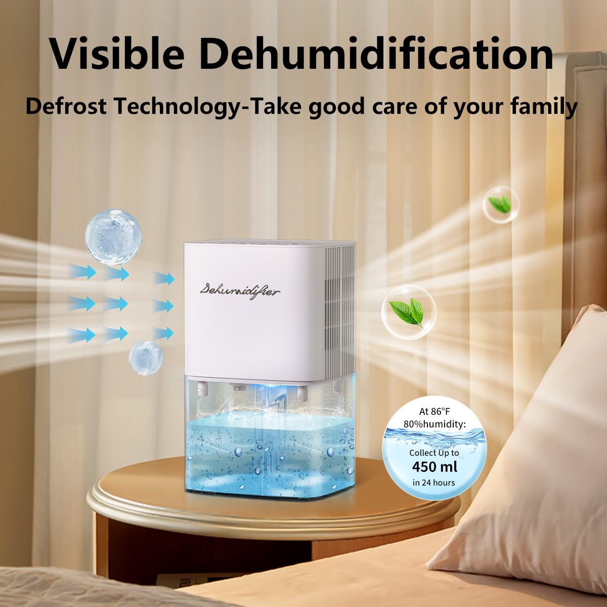 BeOkay dehumidifier with defrost technology maintains steady performance