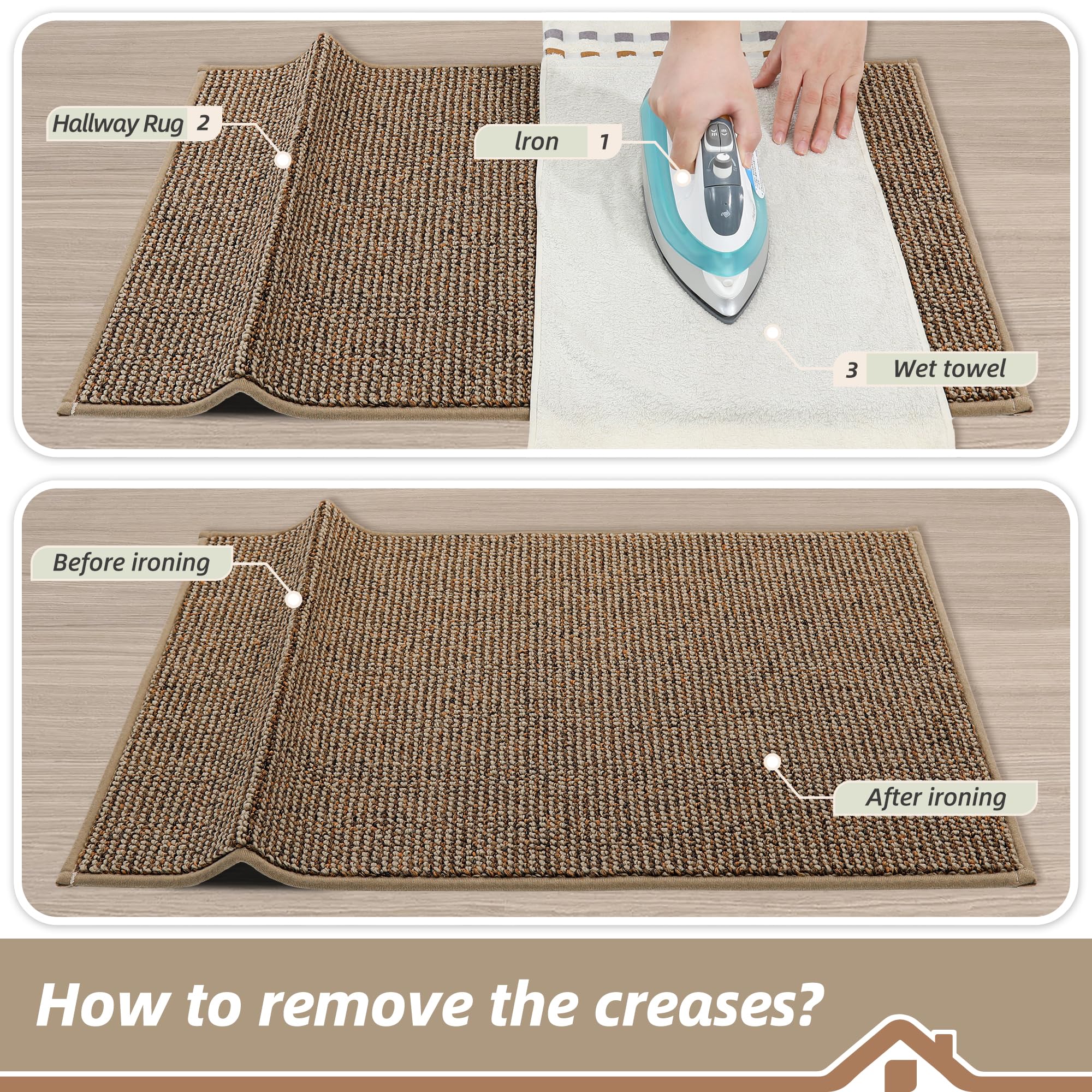 BEQHAUSE folds well in packaging; creases fade after use