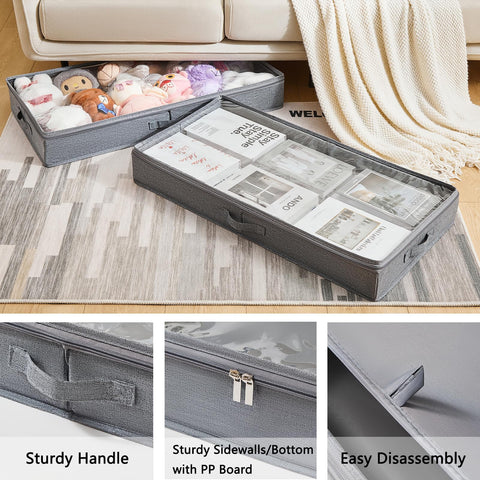 Berdeng storage box reinforced with PP board preserves upright shape and longevity.
