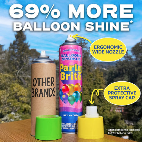 Berkland Party Brite high-gloss balloons improve photos and decor