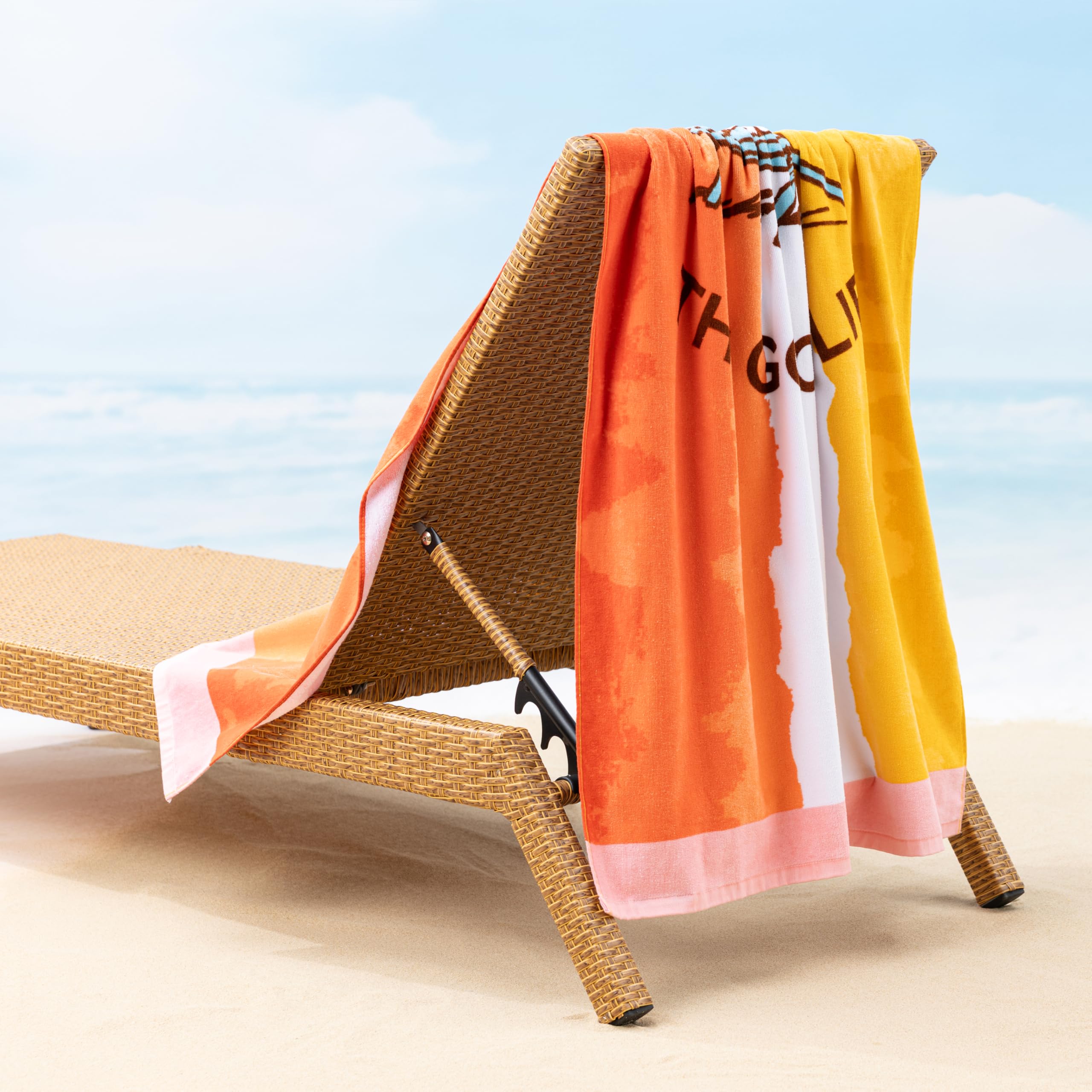 Berkshire Blanket Snoopy towel oversized 36x72 inches for versatile seaside use.