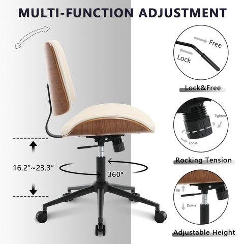 BERYTH five-caster base provides smooth mobility across surfaces.