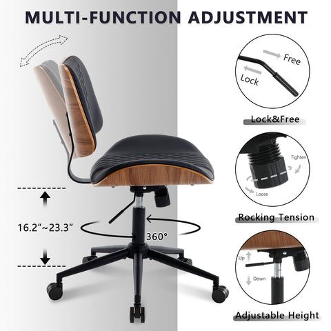 BERYTH space-saving design fits under desks for tidy rooms.