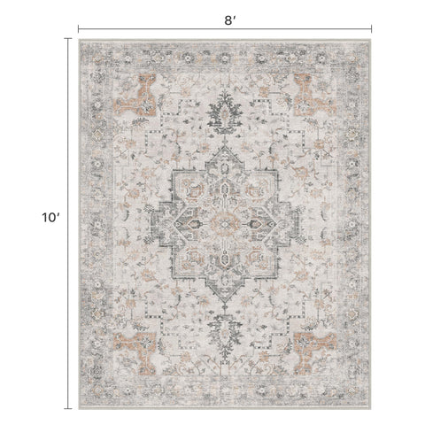 BESBLEE easy-care rug stays fresh with regular vacuuming and cold machine wash.