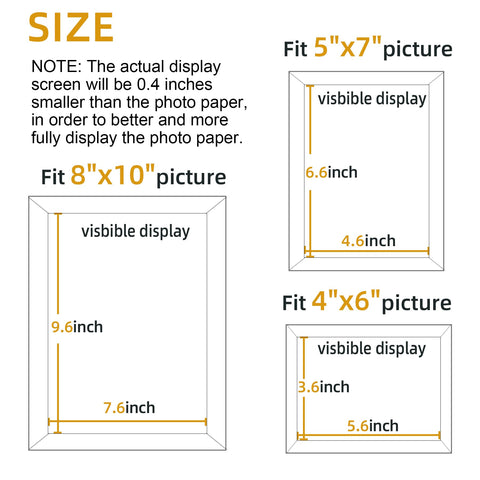BESCRCL collage wall decor kit with versatile hanging options