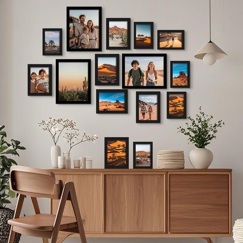 BESCRCL 5x7 black frame ideal for cohesive photo layouts