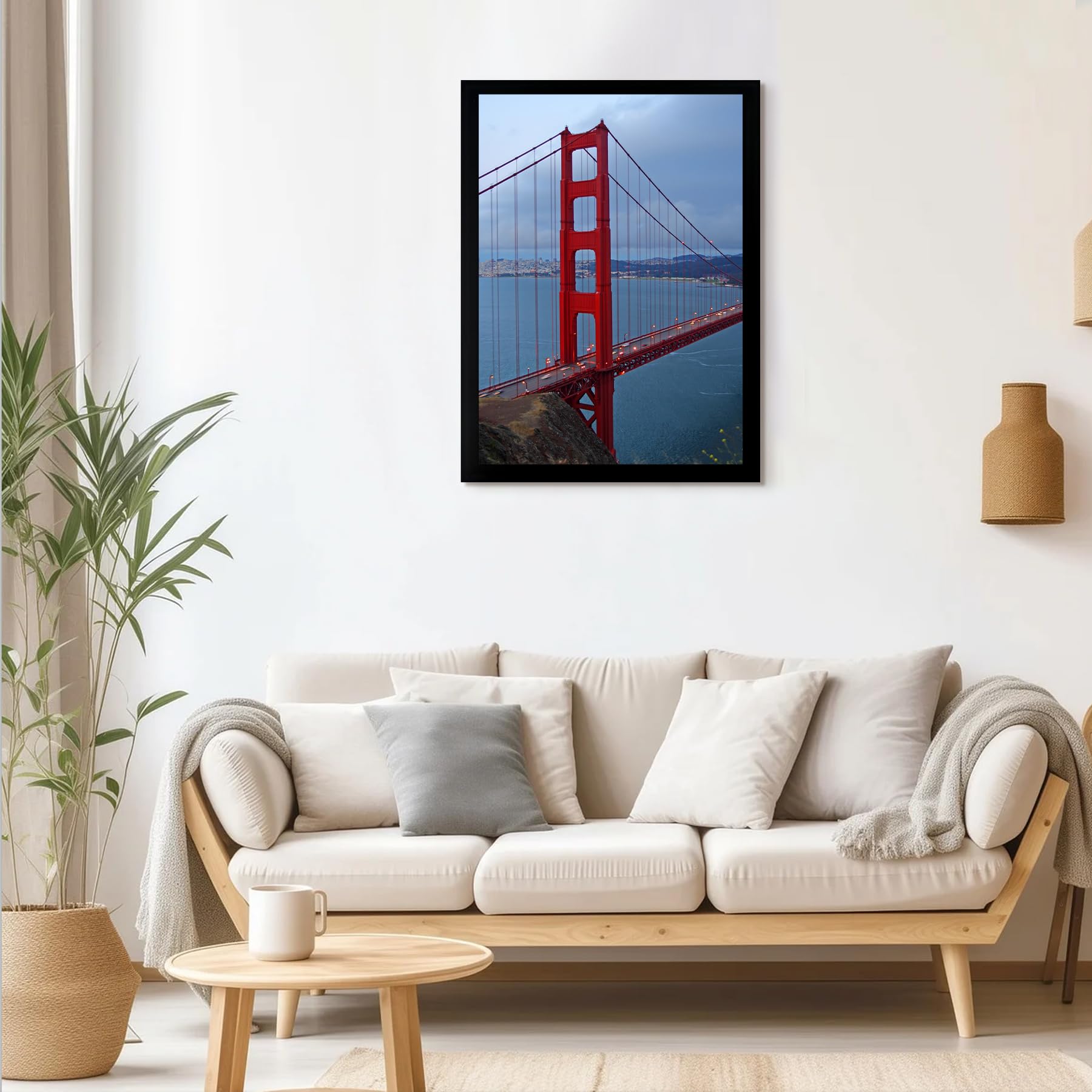 BESCRCL 18x24 frame side profile reveals slim, sturdy design.