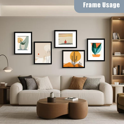 BESCRCL 8.5x11 mat display showing framed artwork.