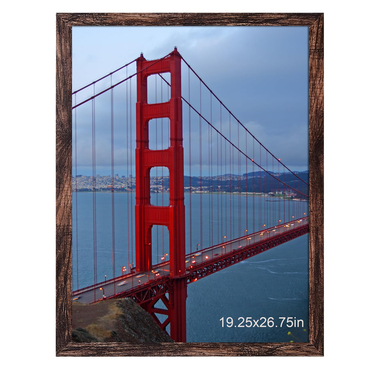 BESCRCL frame front view for wall display of photos
