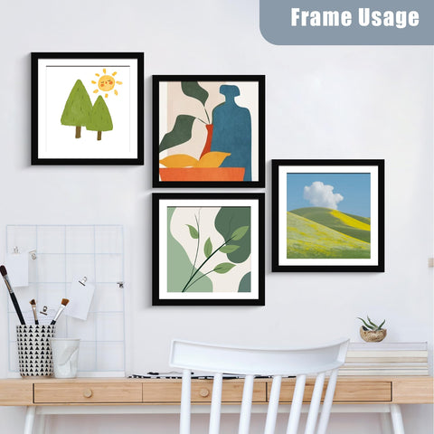 BESCRCL black MDF frame close-up highlighting sturdy edge and finish