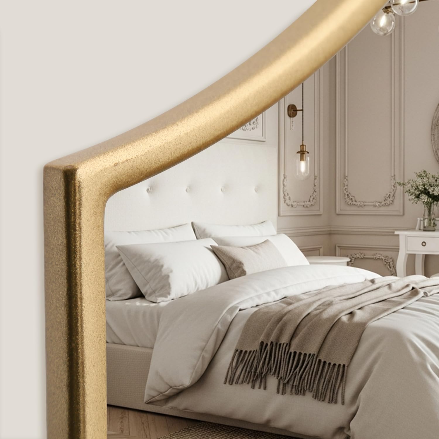 Besdomus bathroom vanity mirror delivers crisp reflections for daily grooming