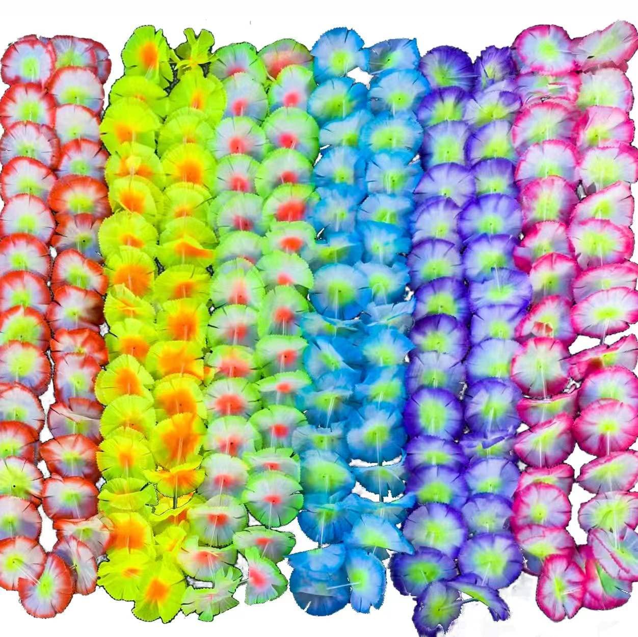 Besfony Hawaiian leis worn at celebrations with soft-touch comfort