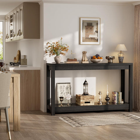 Besiost behind-couch sofa table suitable as TV stand or display surface