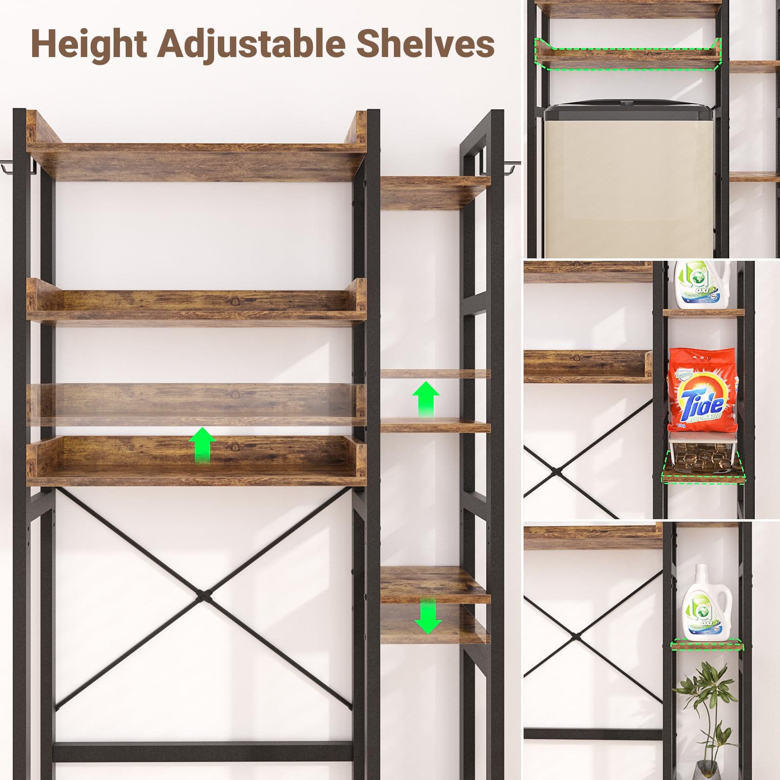 Besiost durable MDF and metal frame for long-lasting stability.