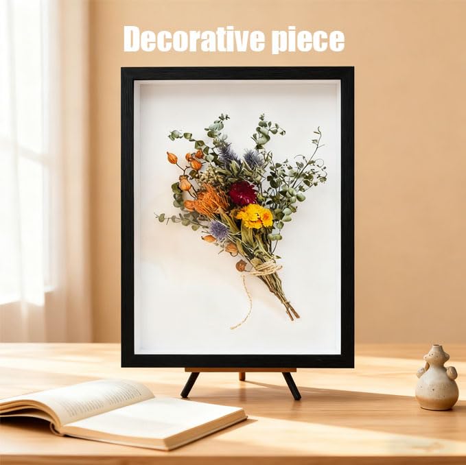 BeSlivewell wedding dress shadow box frame keeps gowns safely showcased.