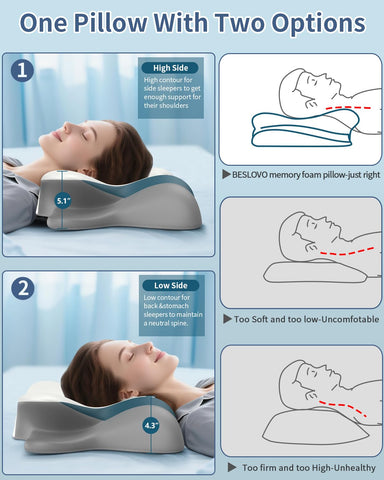 Beslovo butterfly-shaped neck pillow with armrest area for relaxed shoulders.