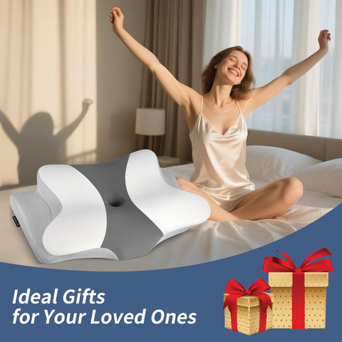 Bespillow removable, machine-washable pillowcase for easy cleaning.