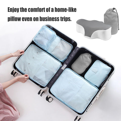 Bespilow airplane sleeping aid ready for overnight flights