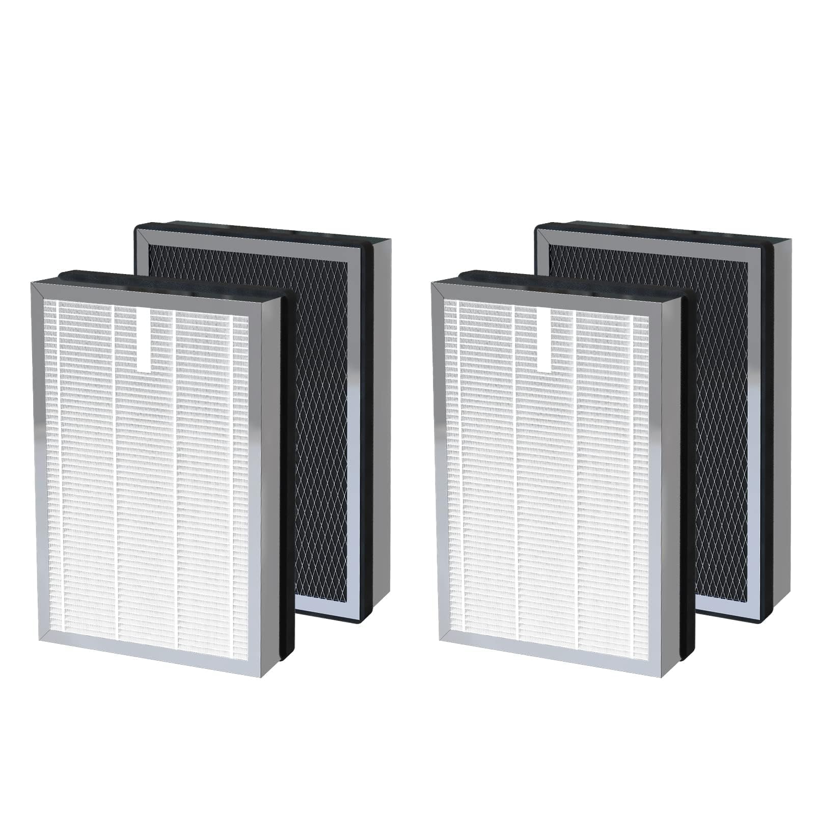 BesReyDa MA25 replacement filters 4-pack for easy maintenance and clean air.