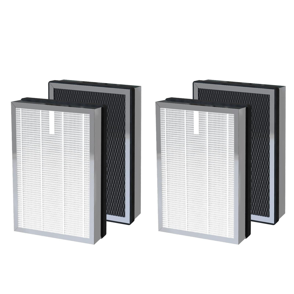 BesReyDa MA25 replacement filters 4-pack for easy maintenance and clean air.