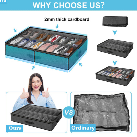 Besslly dorm-friendly organization solution for shoes and small items