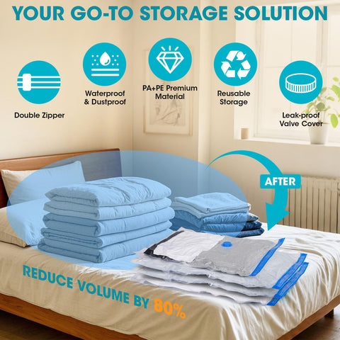 Besslly vacuum bags medium pack sealing demonstrates secure compression.
