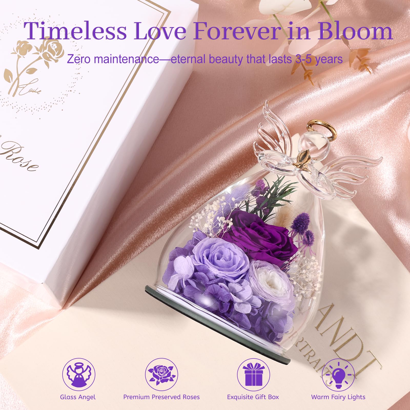Bessol color options personalize the rose to match her style.