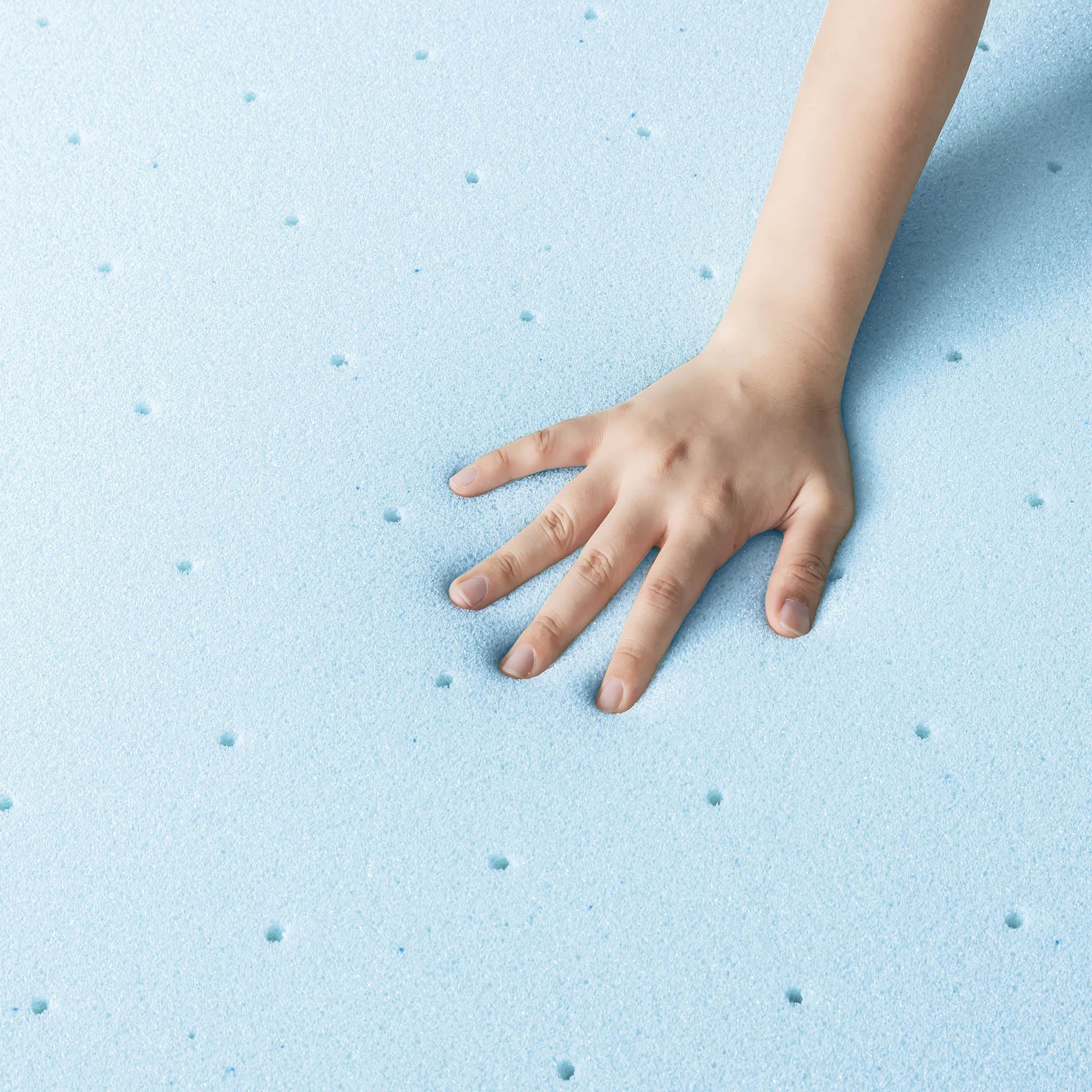 Best Price Mattress Cooling Gel Infusion Topper showing gel-infused foam surface